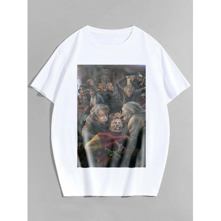 Tricou Albert Einstein art bumbac
